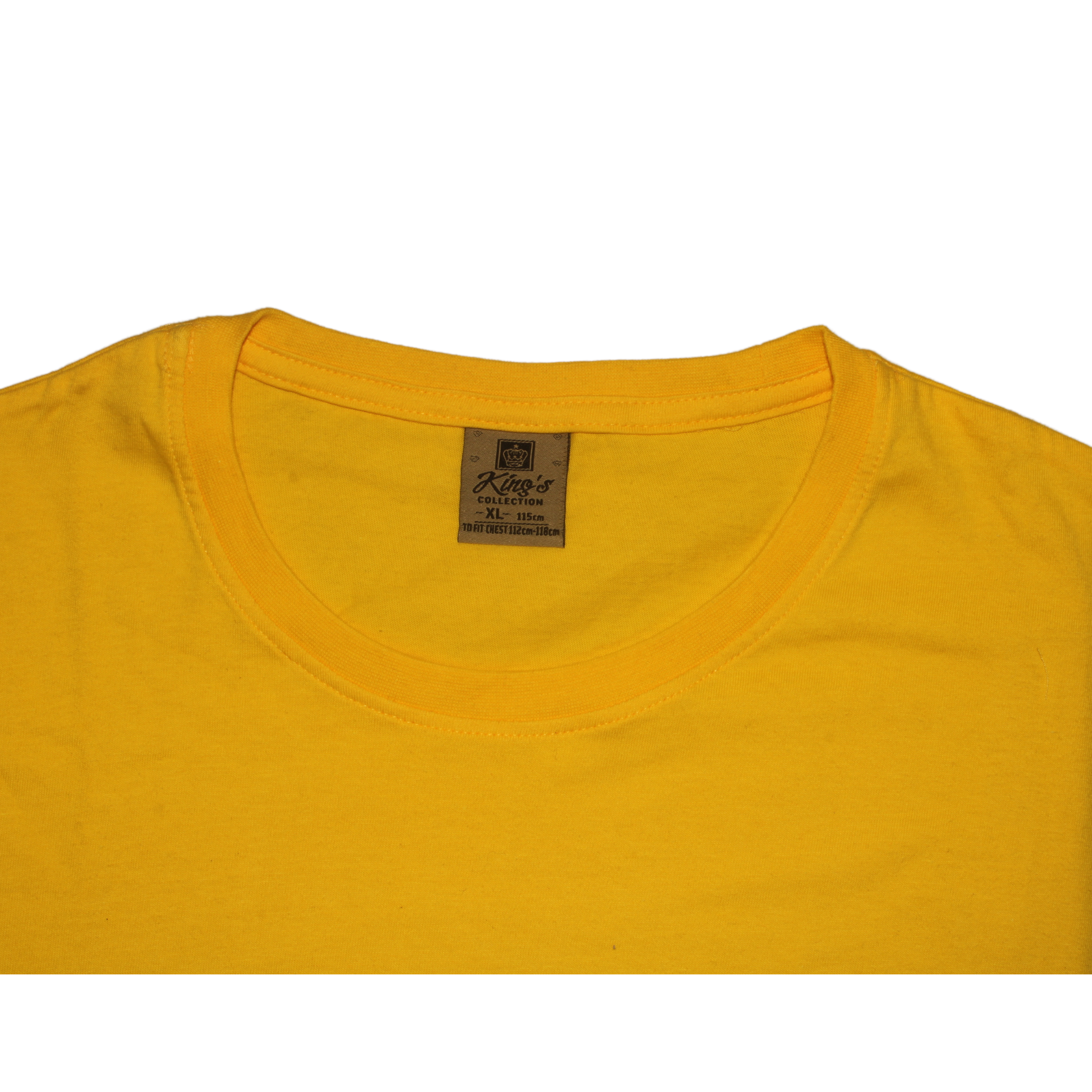Lycra Round Neck T-Shirts Non Stretch - Image 40