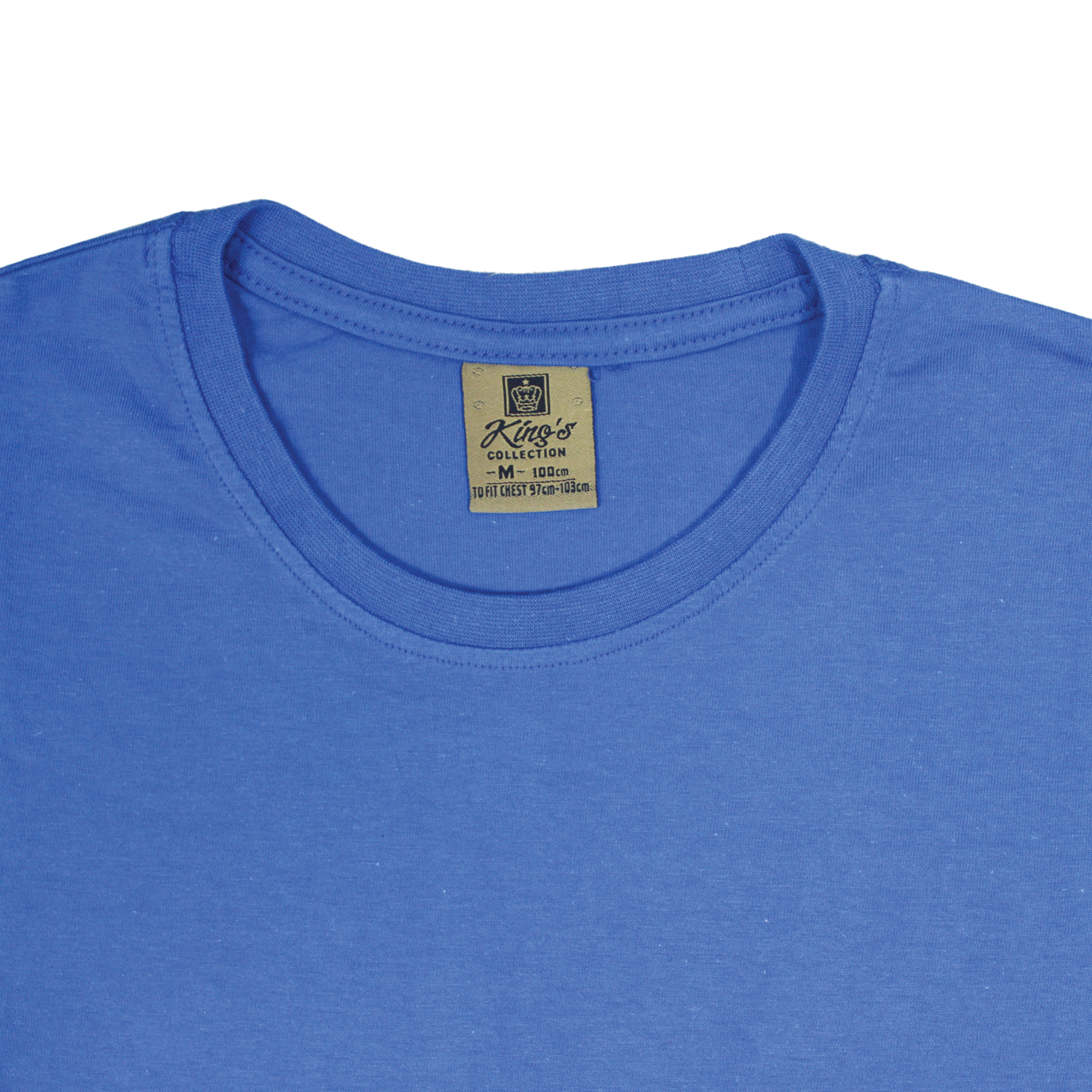 Lycra Round Neck T-Shirts Non Stretch - Image 46